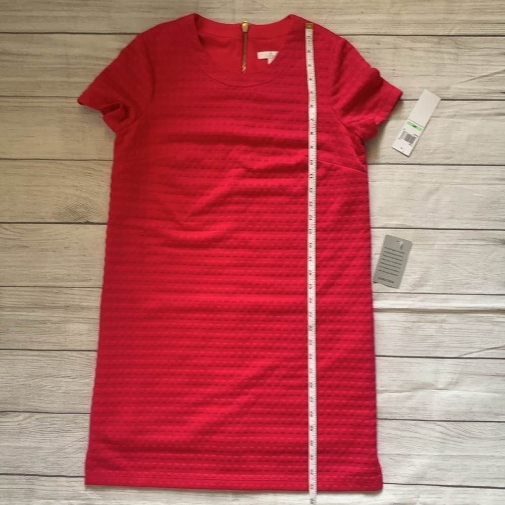 NWT Nordstrom London Times Petites Fuschia Shift Dress in Size 8P - Picture 10 of 10